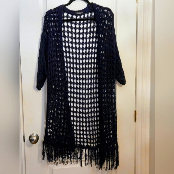🪅SIMONS kimono crochet cardigan from italy 🇮🇹 - Picture 1 of 6